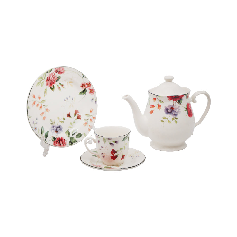 TEA SET 24PC CLAYTON 1904FA Default Title - MamasJan Crockery