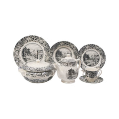DINNER SET 85PC CLAYTON 404LS Default Title - MamasJan Crockery