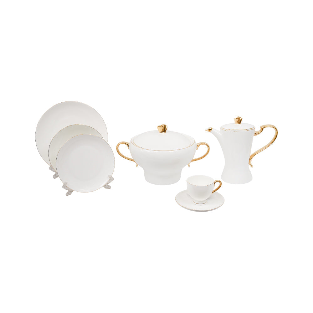 DINNER SET 61PC SUPER BONE XFQ-5 JT Default Title - MamasJan Crockery