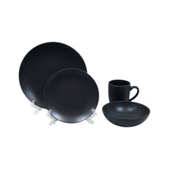 BREAKFAST SET 16PC STONEWARE LIGHT GREY FT Default Title - MamasJan Crockery