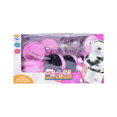 3815-4 STEEL KITCHEN SET PINK 11PCS A.I Default Title - MamasJan Toys