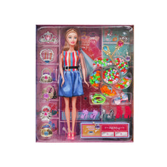 242-1 ANBIBI DOLL W-ACCESSORIES 10.5INCH A.I Default Title - MamasJan Toys
