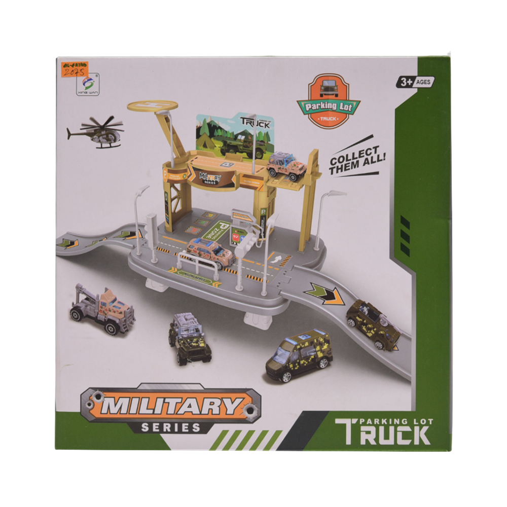 8554T PARKING MILITARY TRACK SET A.I Default Title - MamasJan Toys