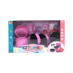 988-A2 STAINLESS STEEL KITCHEN SET A.I Default Title - MamasJan Toys