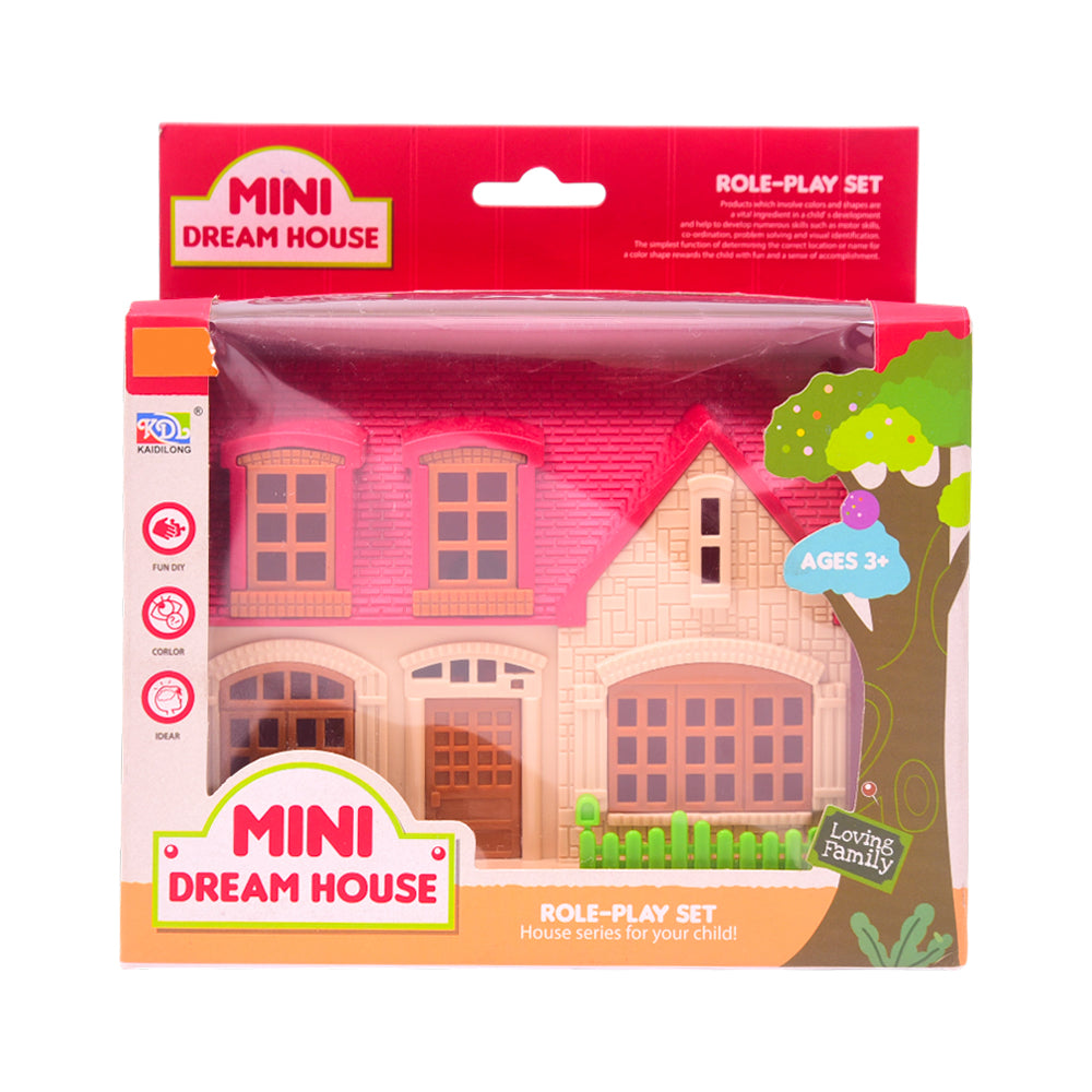 M-01A MINI DREAM HOUSE PINK A.I Default Title - MamasJan Toys