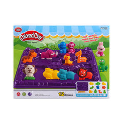 F018-66 ANIMAL COLOURFUL PLAYDOUGH A.I Default Title - MamasJan Toys