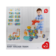 6064 BABY WALKER TRAIN 5IN1 Default Title - MamasJan Toys