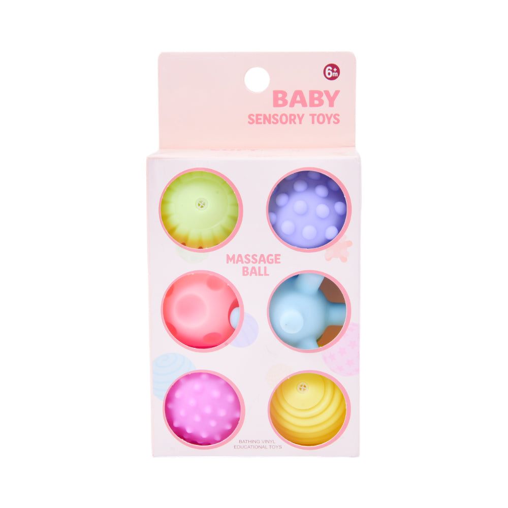 A017-2 BABY MASSAGE SOFT BALL IR Default Title - MamasJan Toys