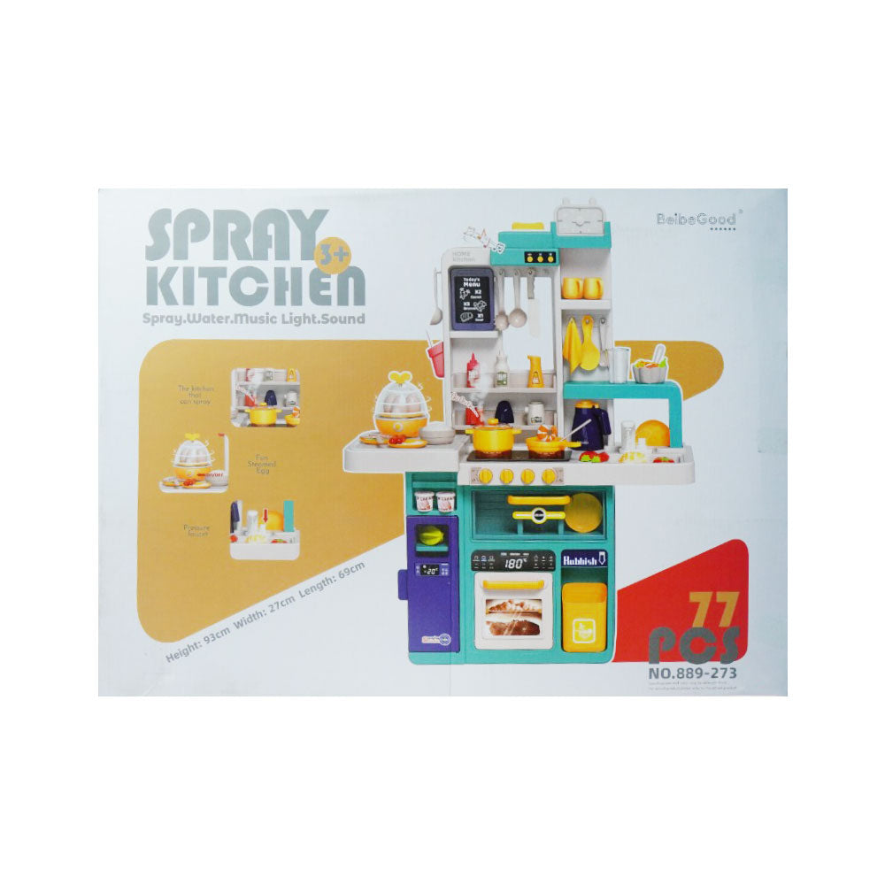 889-273 SPRAY KITCHEN SET IR 77PCS Default Title - MamasJan Toys