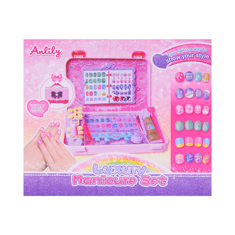 55002A ANLILY LUXURY MANICURE SET IR Default Title - MamasJan Toys
