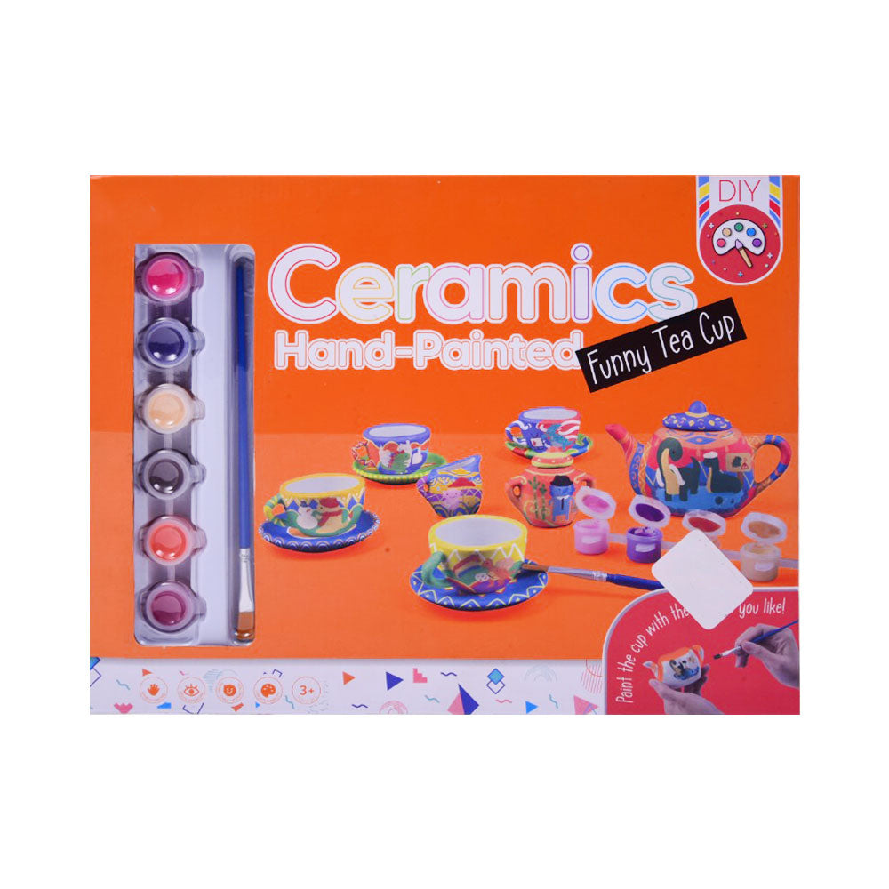 2020-7 CERAMICS HAND-PAINTED TEA SET IR Default Title - MamasJan Toys