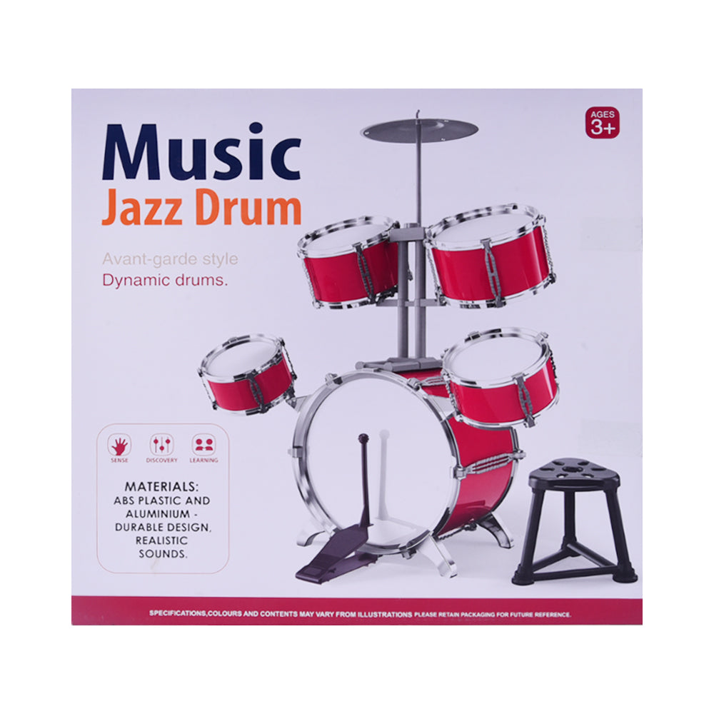 6612A-1 MUSICAL JAZZ DRUM IR Default Title - MamasJan Toys