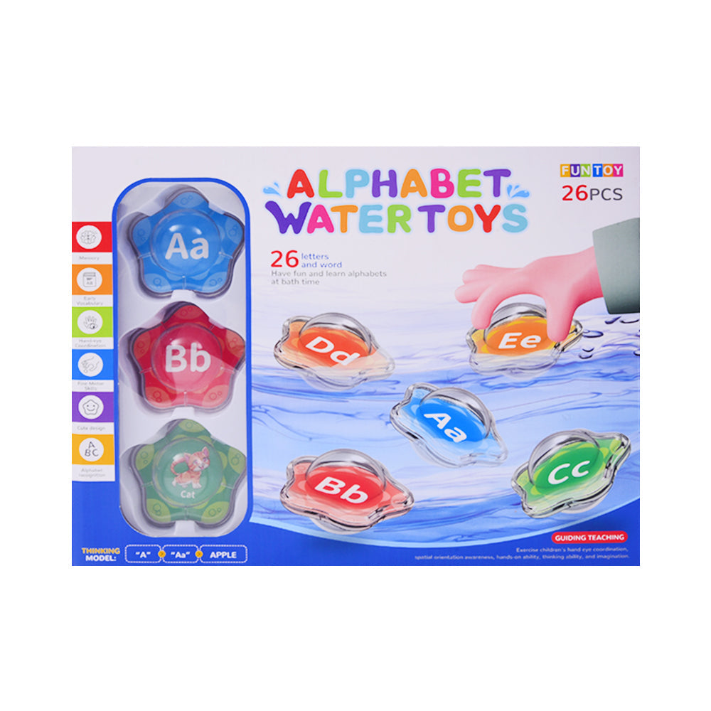 BL2698 ALPHABET WATER STAR IR 26PCS Default Title - MamasJan Toys
