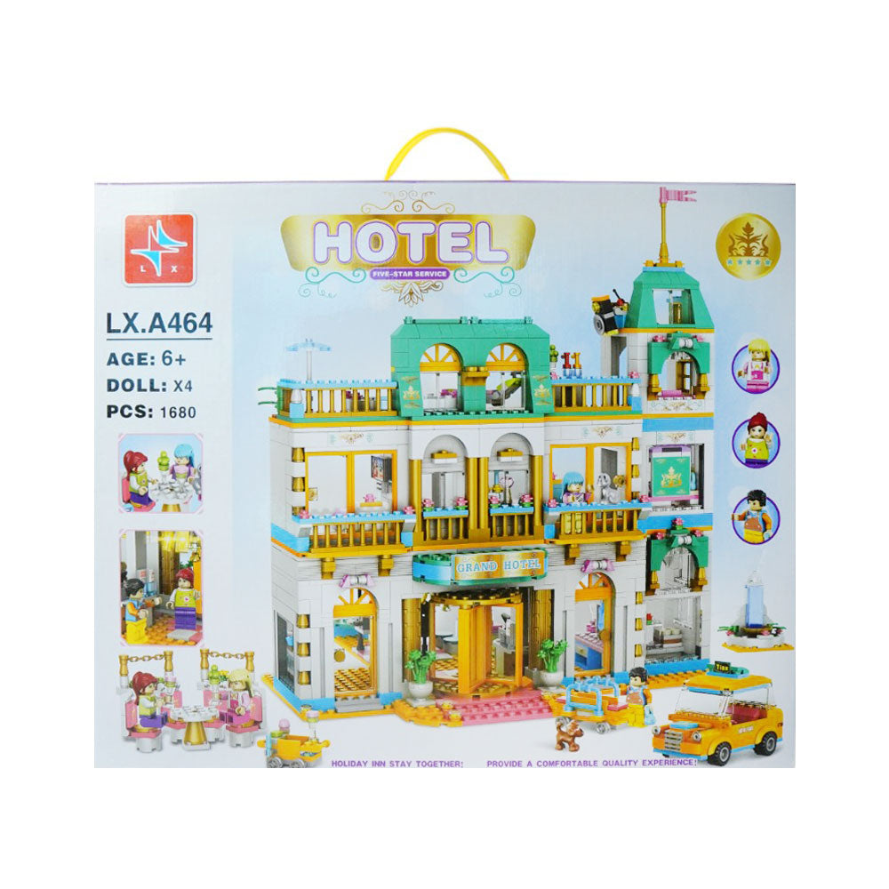 LX A464 FIVE-STAR HOTEL BLOCK SET IR 1680PCS Default Title - MamasJan Toys