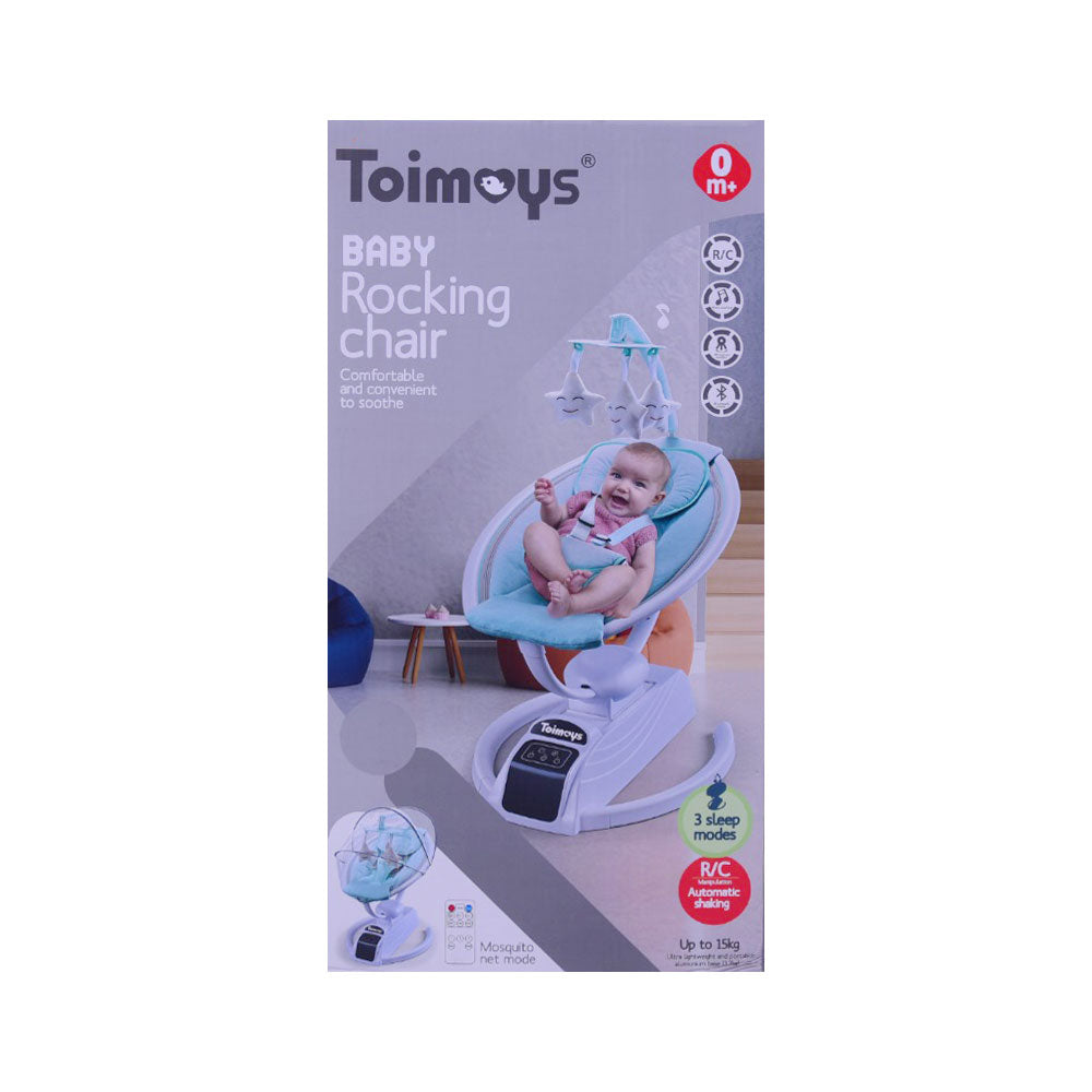 BABY ROCKING CHAIR GREY IR 08189 Default Title - MamasJan Toys