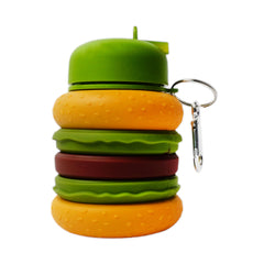 S-7 SILICONE WATER BOTTLE BURGER IR Default Title - MamasJan Toys