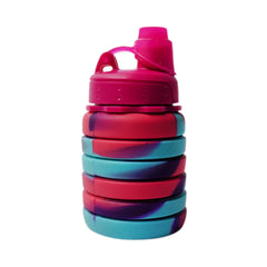 S-15 SILICONE WATER BOTTLE COLORFUL IR Default Title - MamasJan Toys