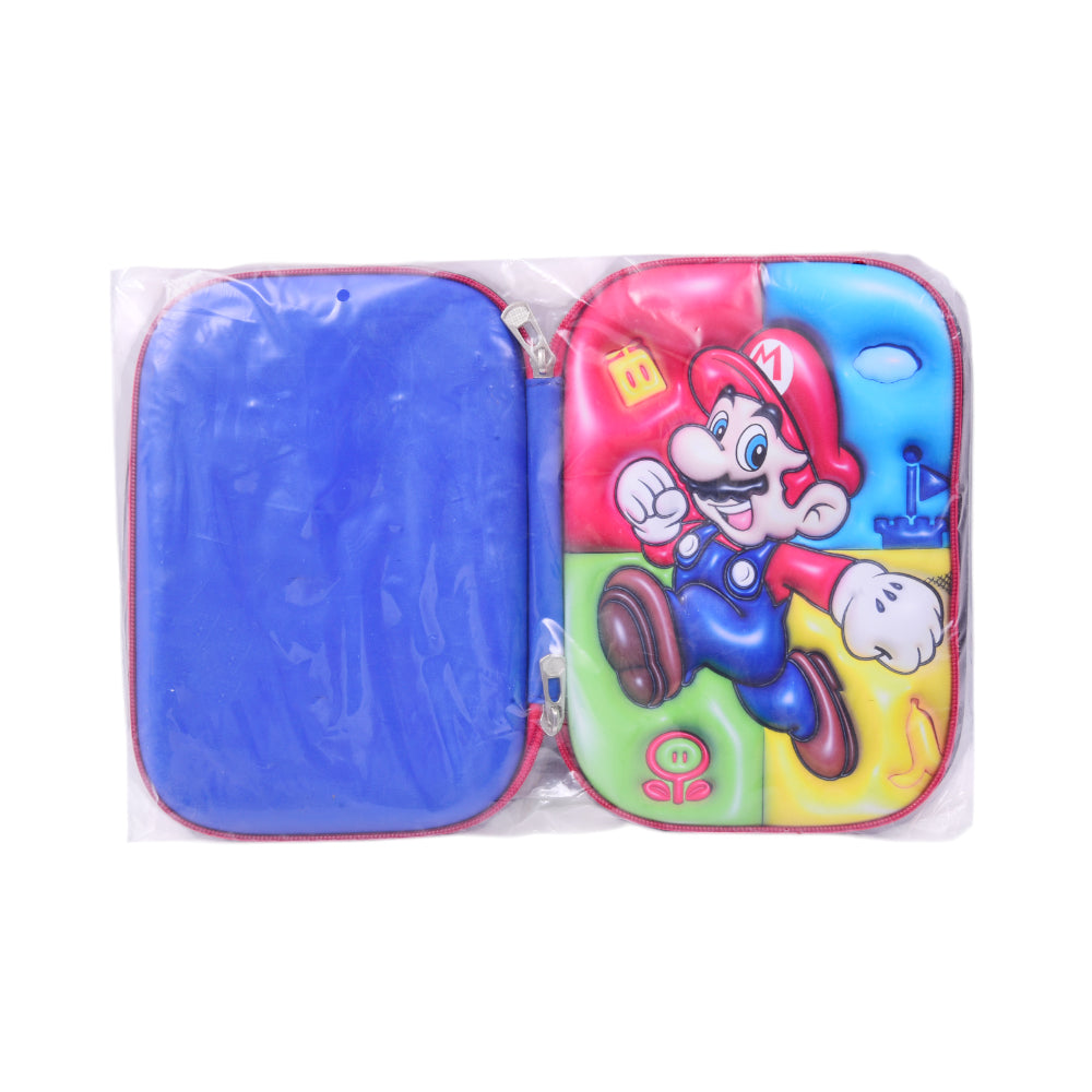 10862-32 PENCIL CASE LARGE S-MARIO EMBOSSED IR Default Title - MamasJan Toys