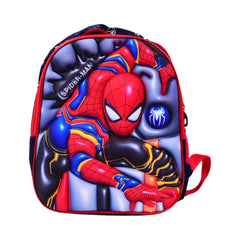 10862-2 KIDS SCHOOL BACKPACK SPIDERMAN EMBOSSED IR 12INCH Default Title - MamasJan Toys