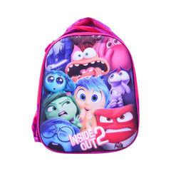 10862-6 KIDS SCHOOL BACKPACK OUTSIDE OUT 2 EMBOSSED IR 12INC Default Title - MamasJan Toys