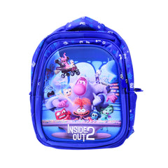 10862-11 KIDS SCHOOL BACKPACK INSIDE OUT 2 EMBOSSED IR 16INC Default Title - MamasJan Toys