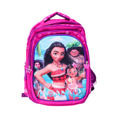 10862-18 KIDS SCHOOL BACKPACK MOANA EMBOSSED IR 16INCH Default Title - MamasJan Toys