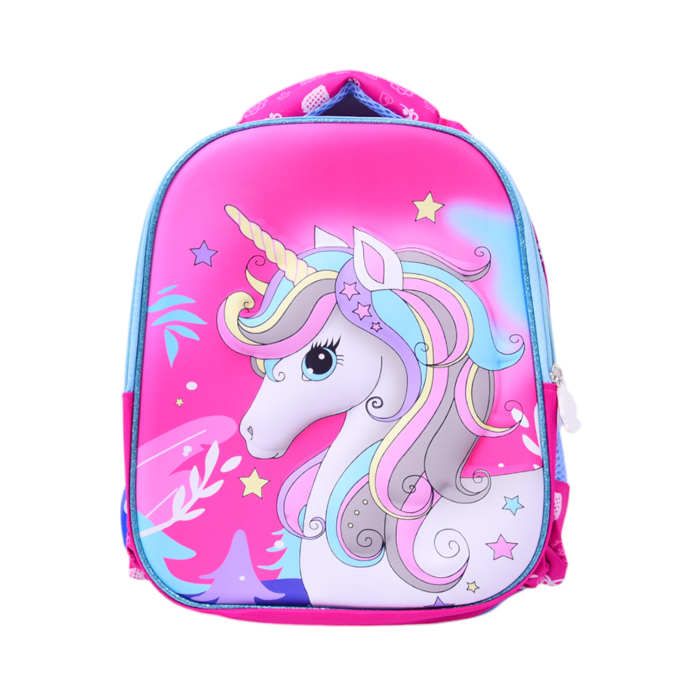 10862-7 KIDS SCHOOL BACKPACK UNICORN EMBOSSED IR 12INCH Default Title - MamasJan Toys