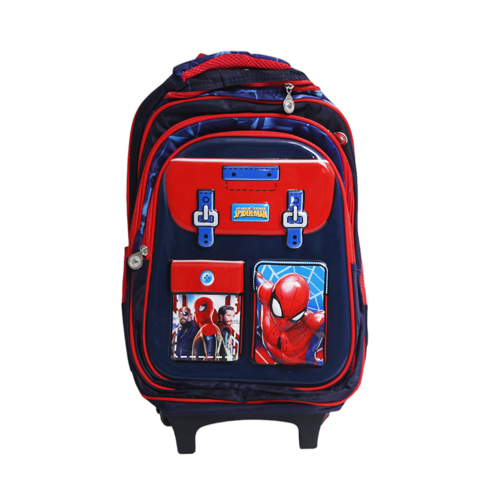 BC-6 KIDS TROLLEY BAG EMBOSSED ASST IR 16INCH Default Title - MamasJan Toys