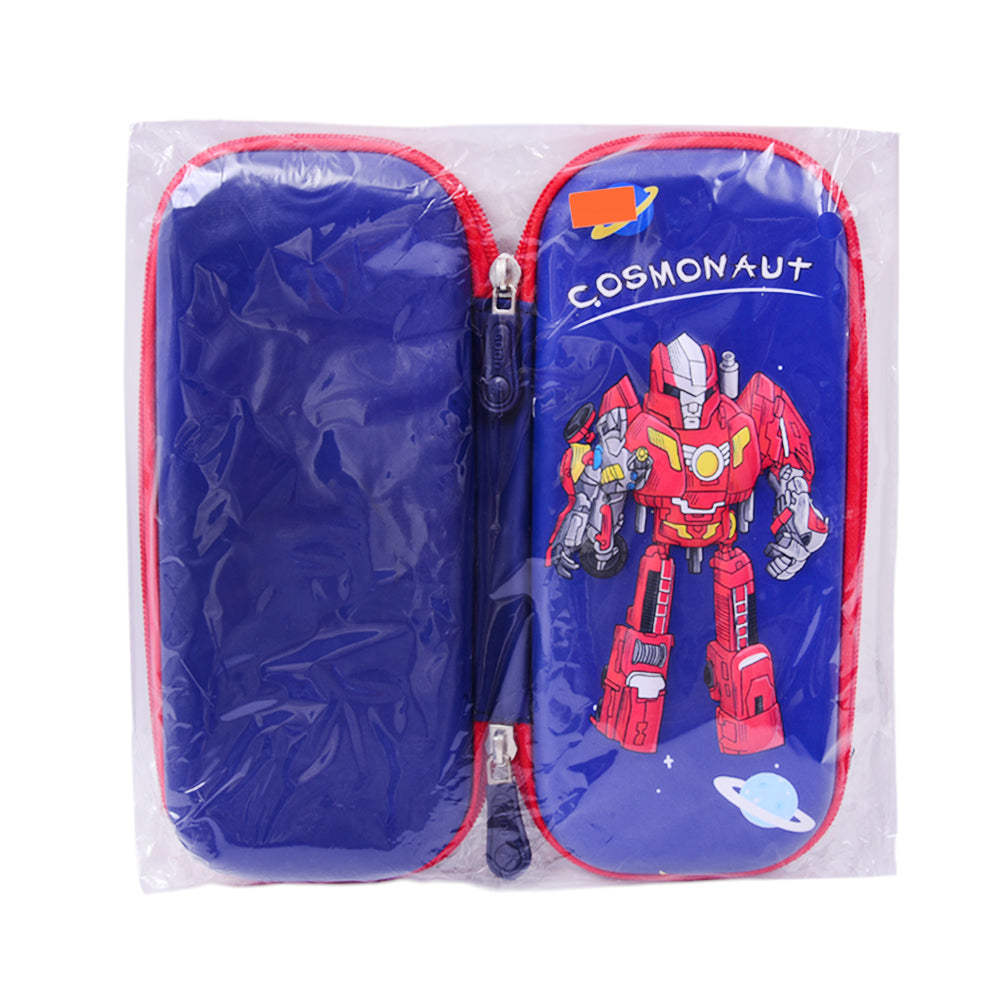 10862-40 PENCIL CASE COSMONAUT EMBOSSED IR Default Title - MamasJan Toys