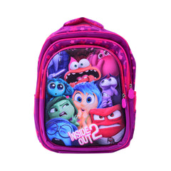 10862-16 KIDS SCHOOL BACKPACK INSIDE OUT 2 EMBOSSED IR 16INC Default Title - MamasJan Toys