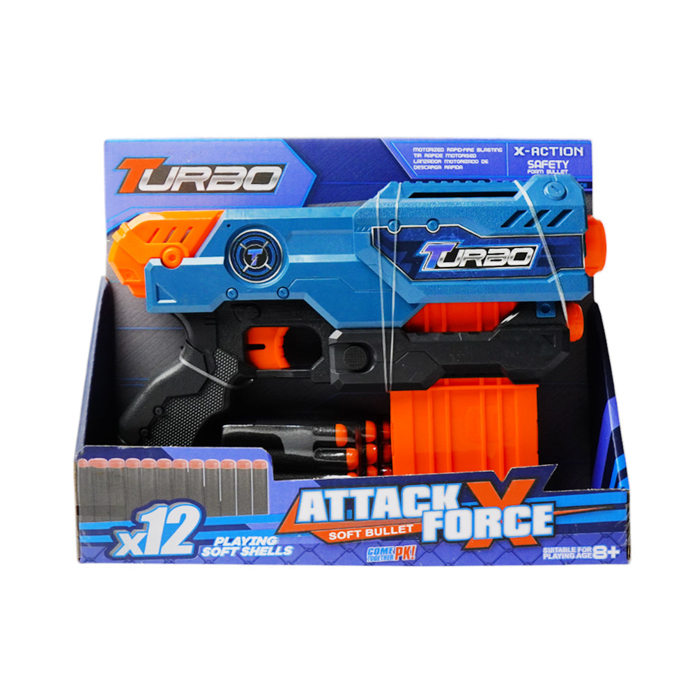 BT328 TURBO ATTACK FORCE SOFT BULLET GUN IR Default Title - MamasJan Toys