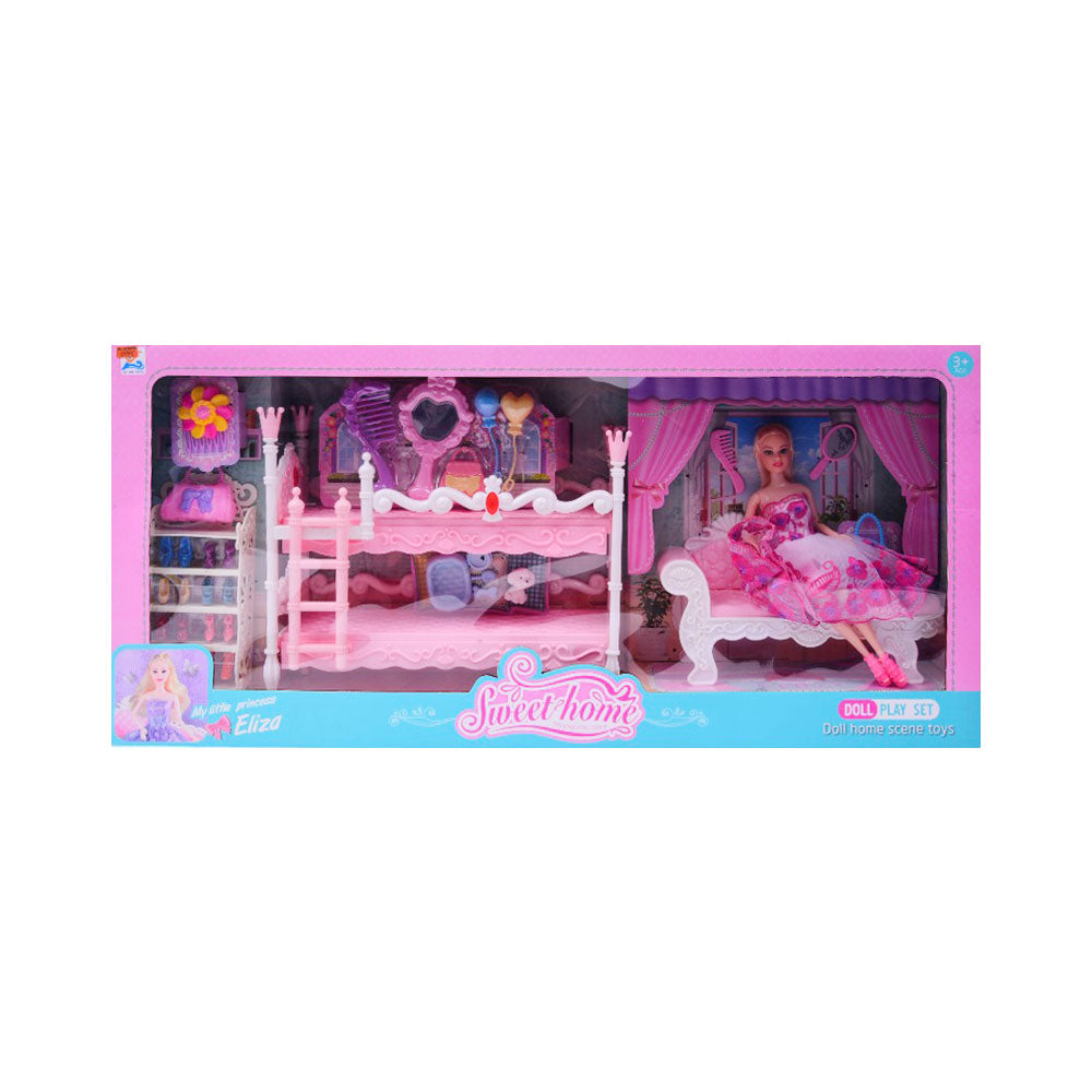 489-6 SWEET HOME DOLL SET IR Default Title - MamasJan Toys