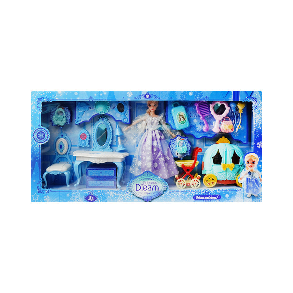 559-12 PRINCESS DREAM DRESSING SET IR Default Title - MamasJan Toys