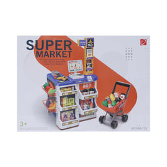 668-133 SUPER MARKET KITCHEN PLAYSET IR 60PCS Default Title - MamasJan Toys