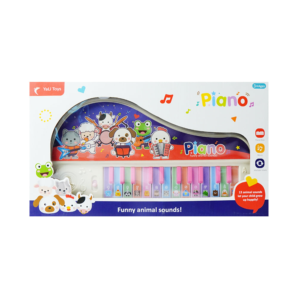 XW779 FUNNY ANIMAL SOUND PIANO IR Default Title - MamasJan Toys