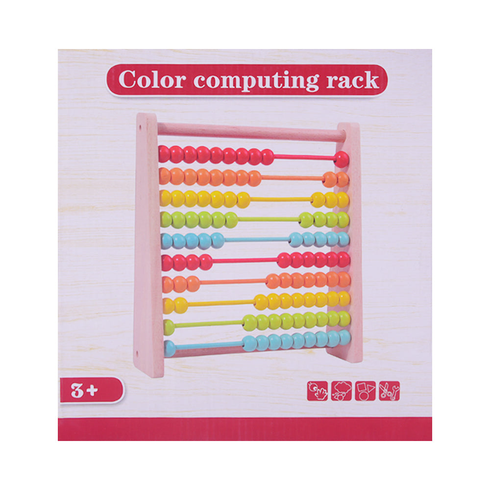 1902-230 COLOR COMPUTING ABACUS RACK Default Title - MamasJan Toys