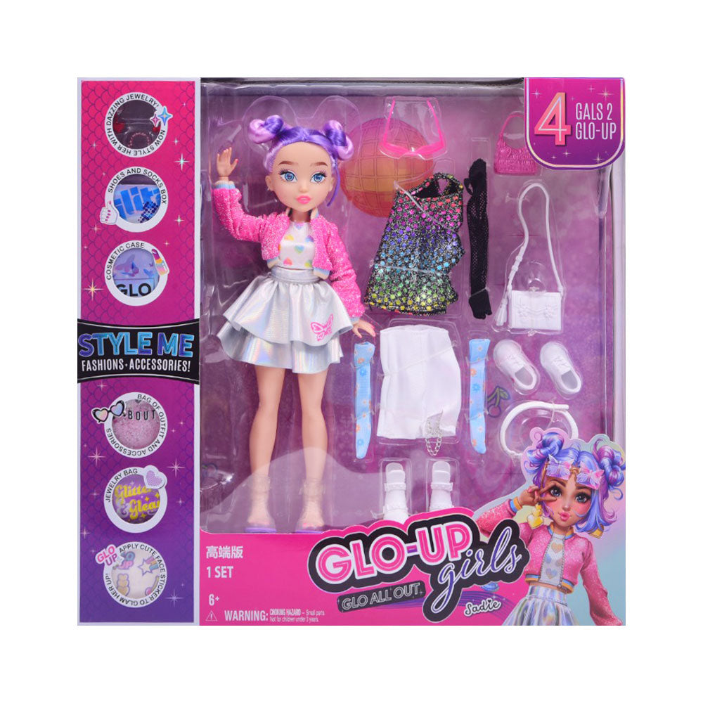 GP107-8-9 GLO-UP STYLE ME GIRL DOLL A.I Default Title - MamasJan Toys