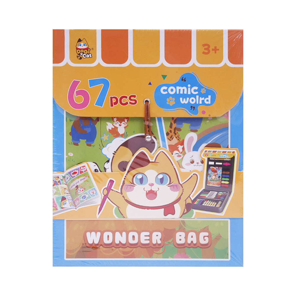156035 COLORING SET NO-27004 67PCS Default Title - MamasJan Toys