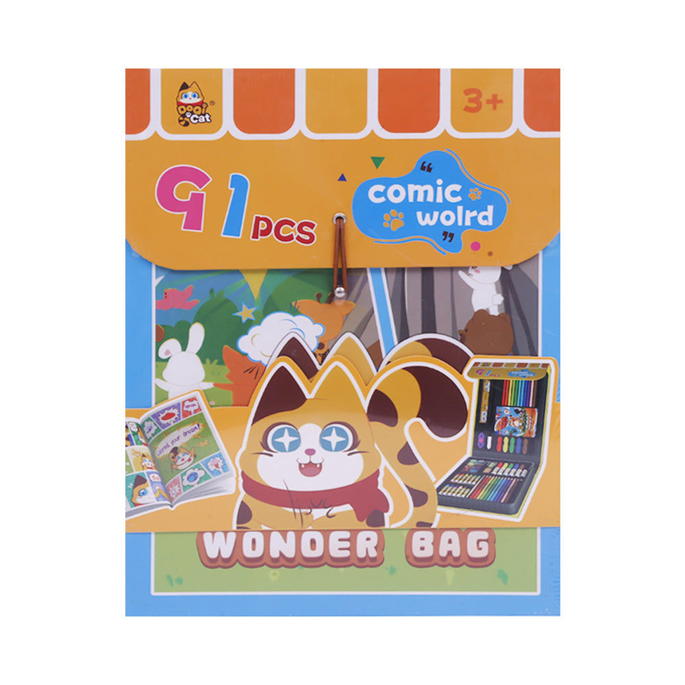 156038 COLORING SET NO-27005 91PCS Default Title - MamasJan Toys