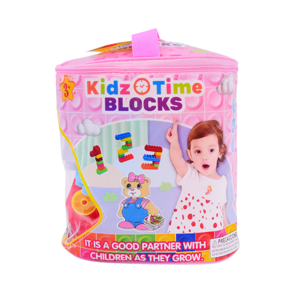 1188-55 KIDS TIME BUILDING BLOCK SET 56PCS Default Title - MamasJan Toys