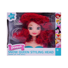 8226A PRINCESS SNOW QUEEN HEAD Default Title - MamasJan Toys