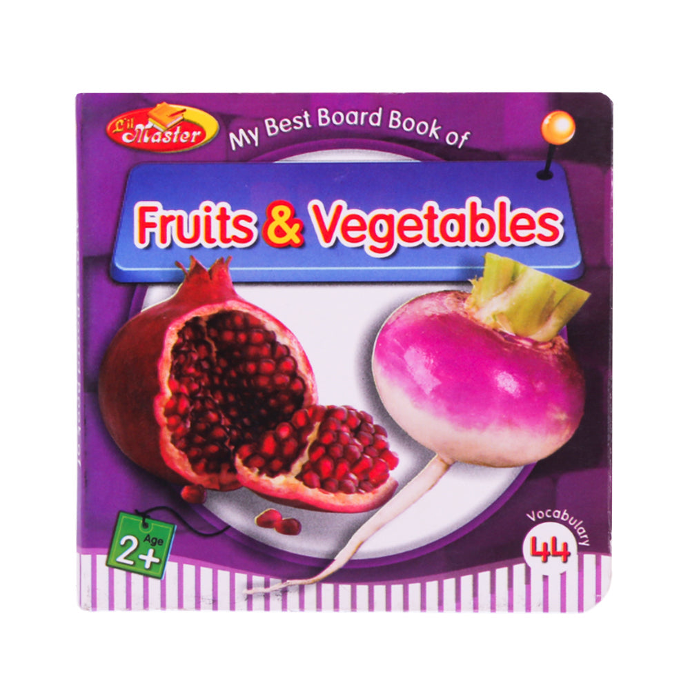 213-2811 MY FRUIT & VEGETABLES PICTURE BOOK Default Title - MamasJan Toys