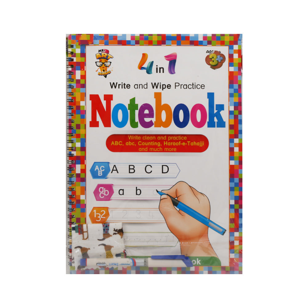 504-9102 PRACTICE NOTEBOOK 4 IN 1 LARGE Default Title - MamasJan Toys