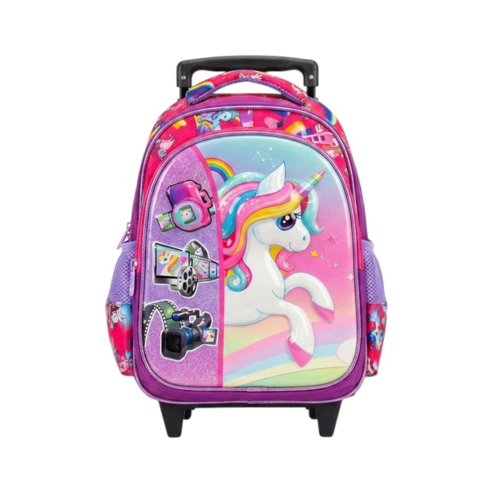 2303/2302 KIDS TROLLEY BAG UNICORN 12INCH Default Title - MamasJan Toys
