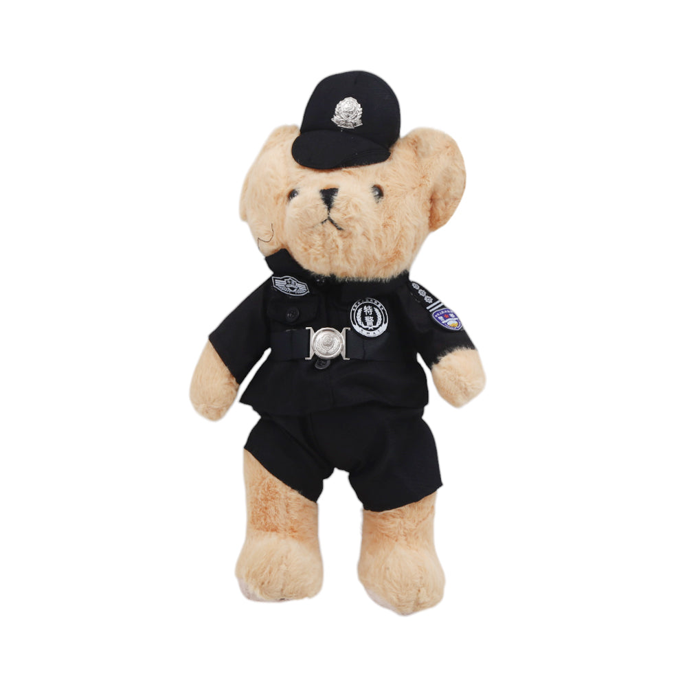 DD-1 SOFT STANDING POLICE BEAR IR 30CM Default Title - MamasJan Toys