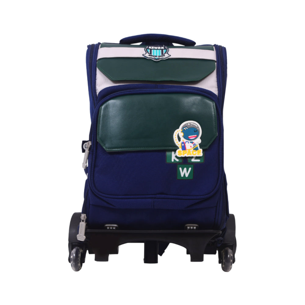 19098 KIDS TROLLEY BAG SPACE 15INCH IR B Default Title - MamasJan Toys