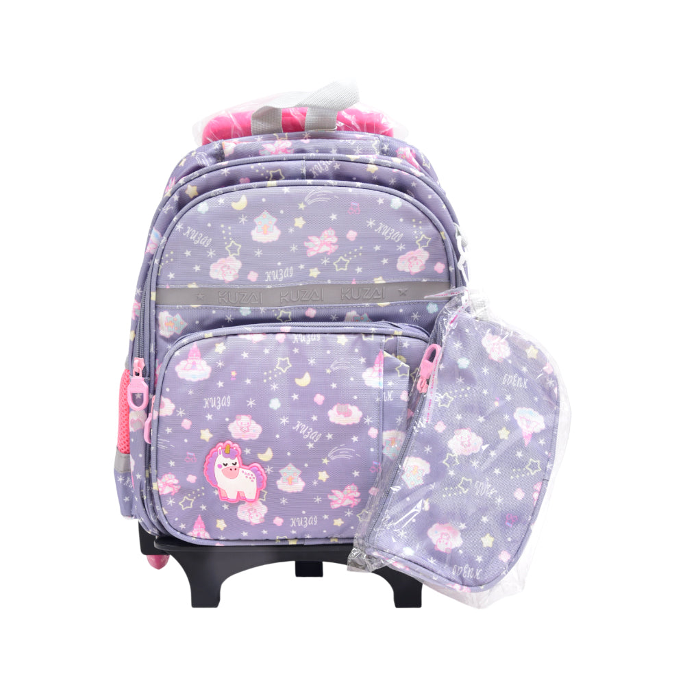 19088 KIDS TROLLEY BAG KUZAI 15INCH IR BG Default Title - MamasJan Toys
