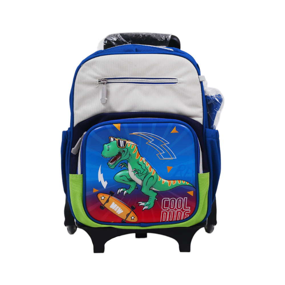 16019 KIDS TROLLEY BAG DINO 15INCH IR BG Default Title - MamasJan Toys