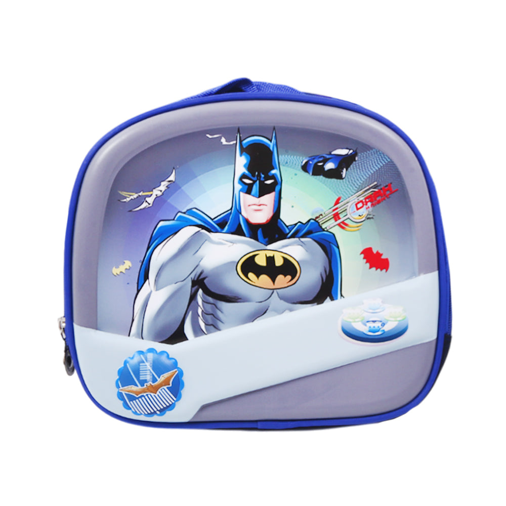 CB01-4 LUNCH BAG W-POUCH BATMAN EMB Default Title - MamasJan Toys