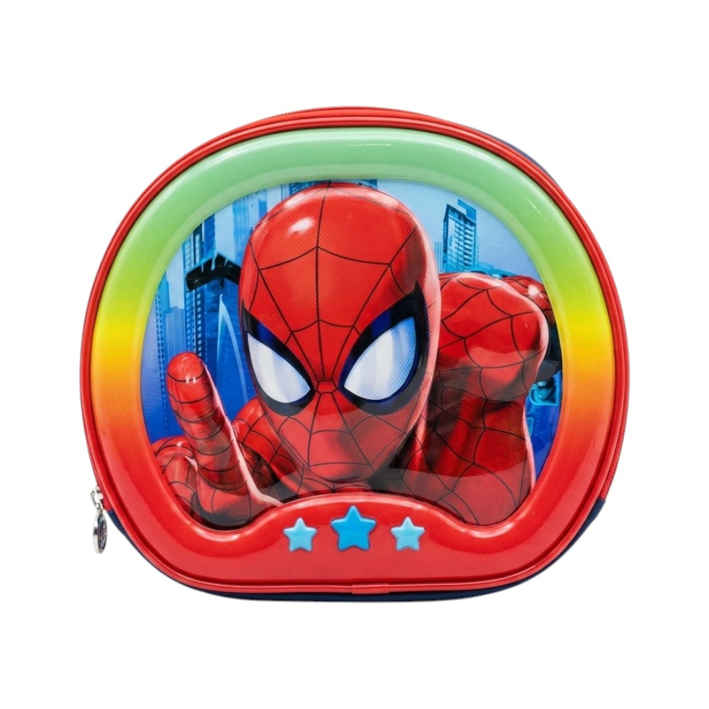 CB02 LUNCH BAG ROUND SPIDERMAN EMB Default Title - MamasJan Toys